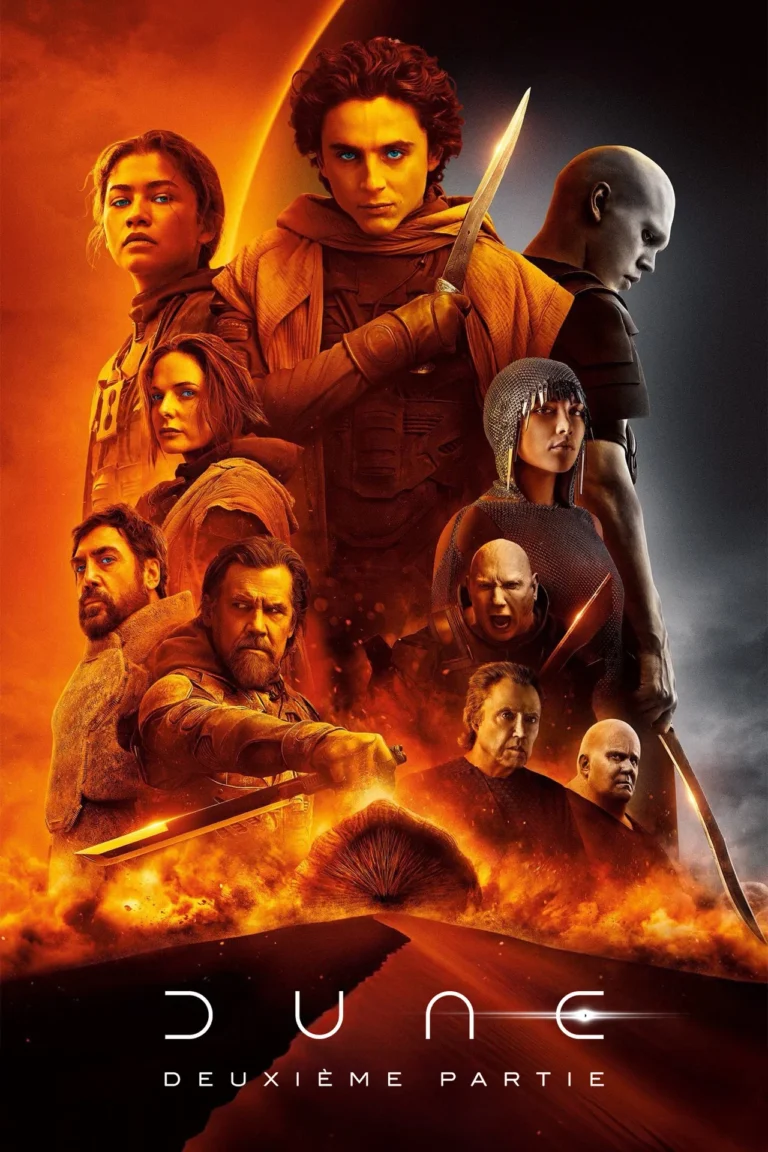 Affiche du film Dune 2, disponible en streaming 4K UHD sur Vurach IPTV Suisse.