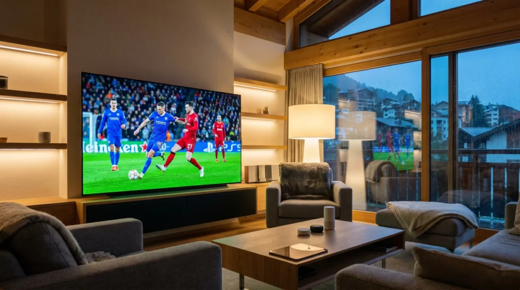 Vurach : la meilleure alternative box tv suisse pour regarder le football en 4K fluide sur Smart TV.